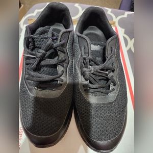 Women's Well Worn Tred Safe Slip Resistant Work Shoes Black Sz 11